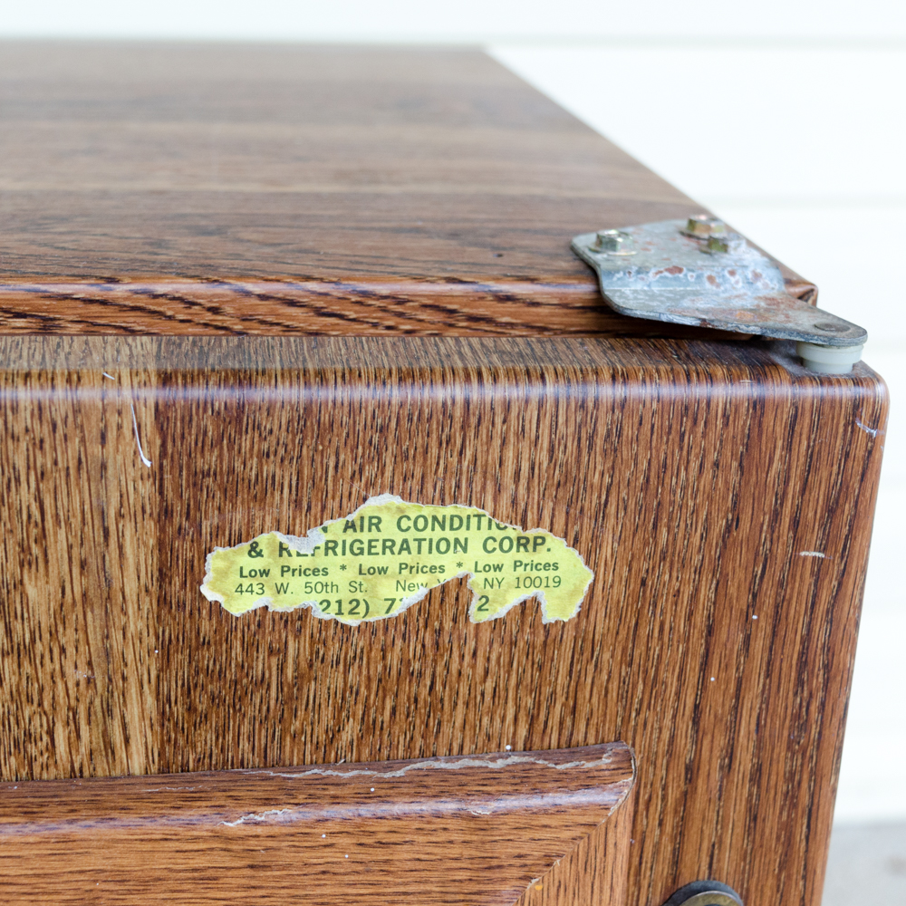 Kenmore Laminate Oak Mini Refrigerator