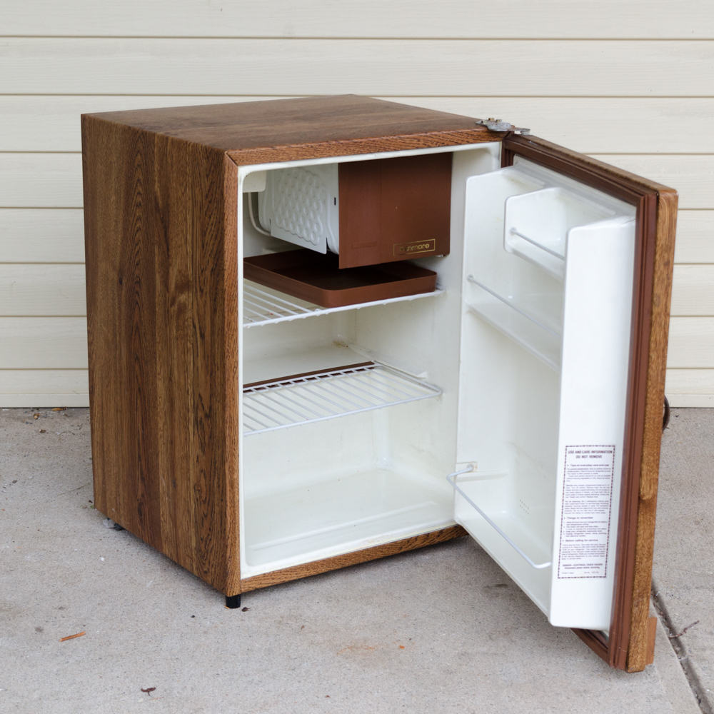 Kenmore Laminate Oak Mini Refrigerator