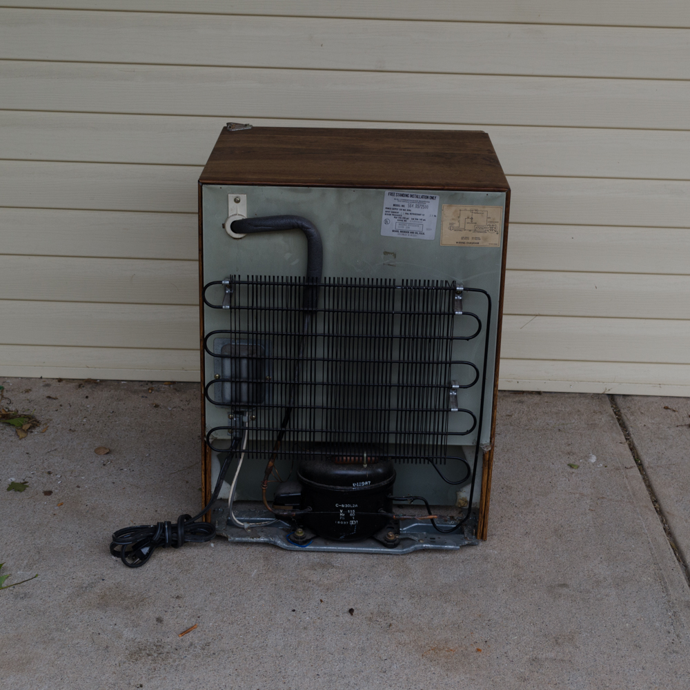 Kenmore Laminate Oak Mini Refrigerator