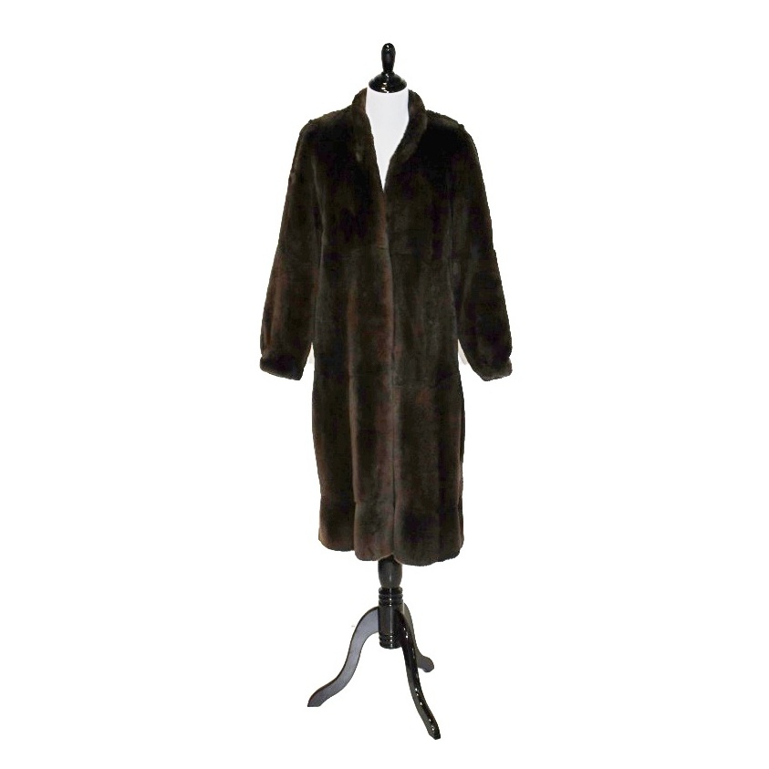 Reversible Sheared Mink Full-Length Coat Designed For Furrier Thomas E. McElroy