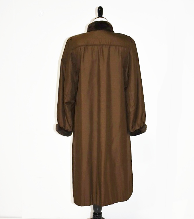 Reversible Sheared Mink Full-Length Coat Designed For Furrier Thomas E. McElroy