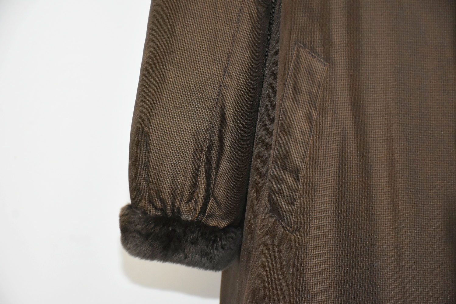 Reversible Sheared Mink Full-Length Coat Designed For Furrier Thomas E. McElroy