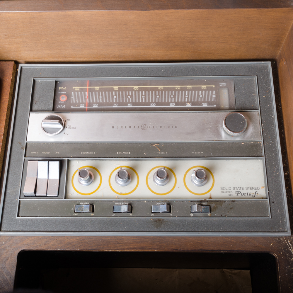 Vintage GE Console Stereo