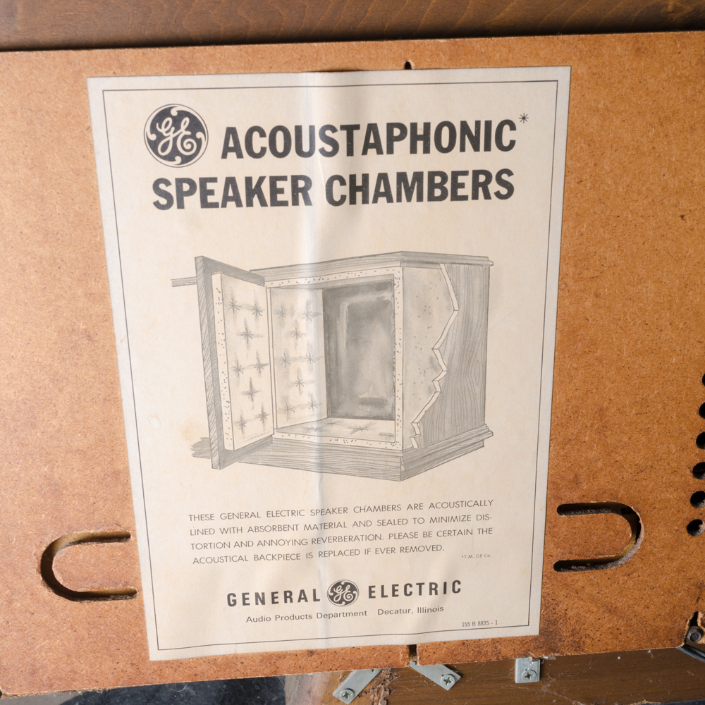 Vintage GE Console Stereo