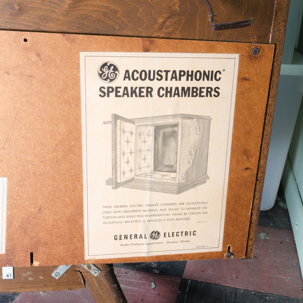 Vintage GE Console Stereo