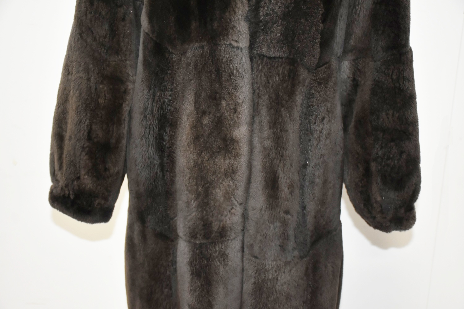 Reversible Sheared Mink Full-Length Coat Designed For Furrier Thomas E. McElroy