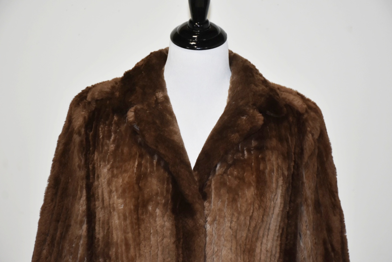Revillon Vintage Sheared Beaver Full-Length Coat