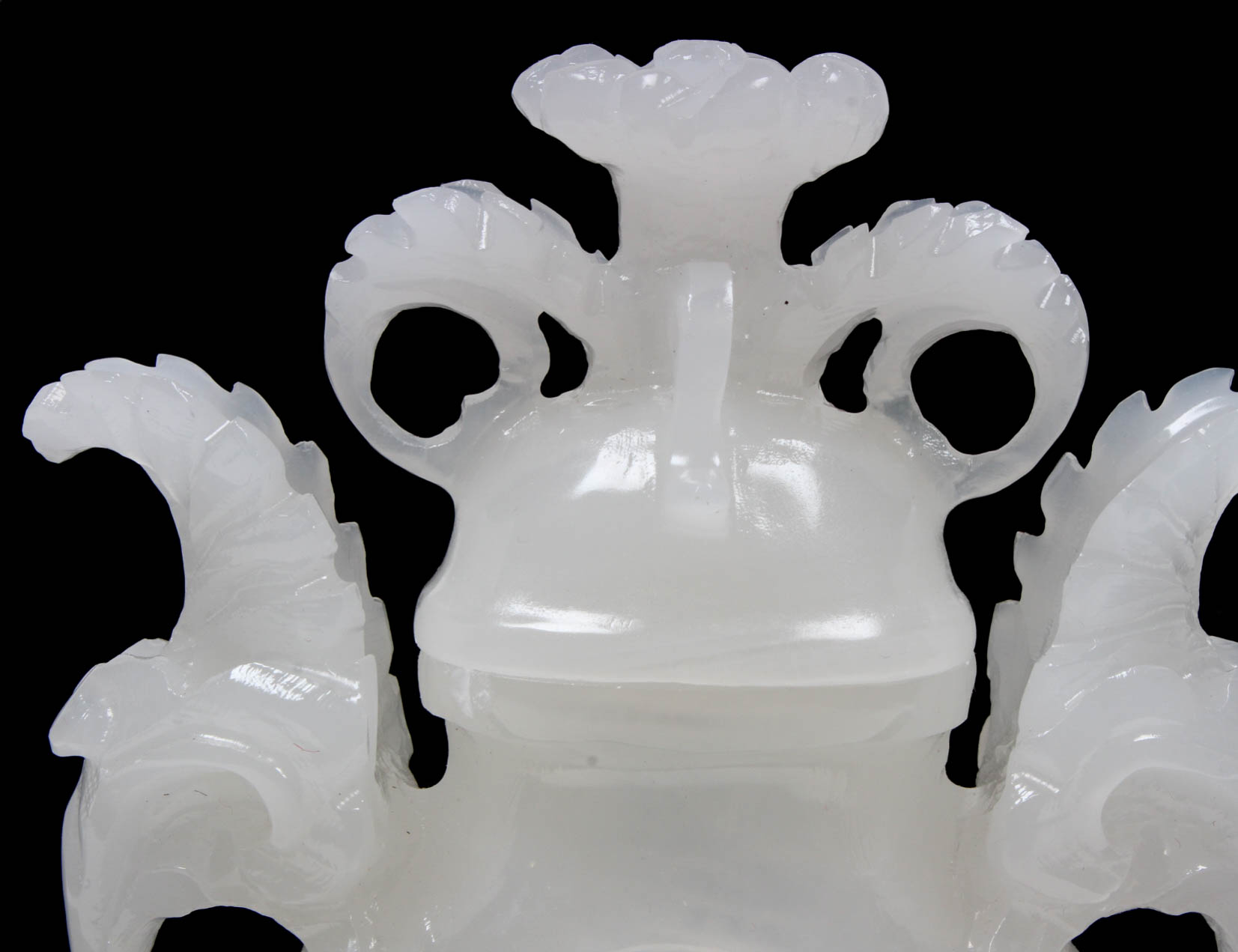 Hand-Carved Chinese Bowenite Incense Burner