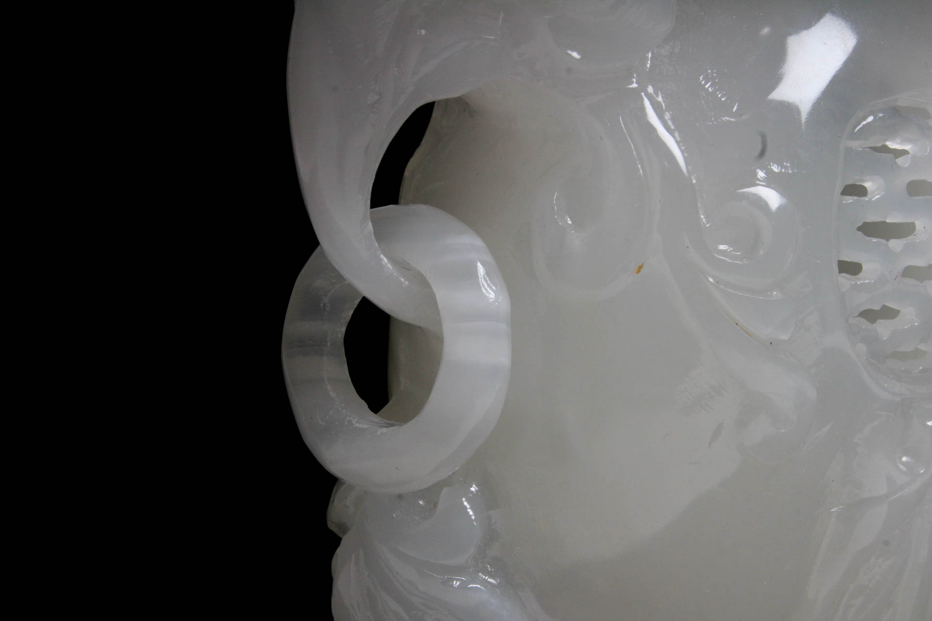 Hand-Carved Chinese Bowenite Incense Burner