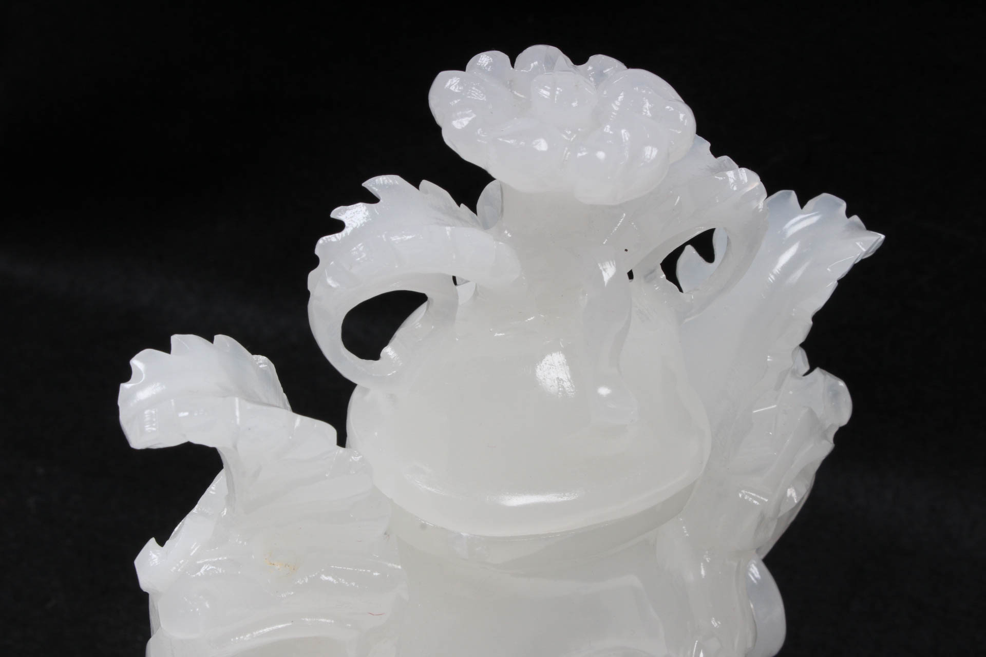 Hand-Carved Chinese Bowenite Incense Burner