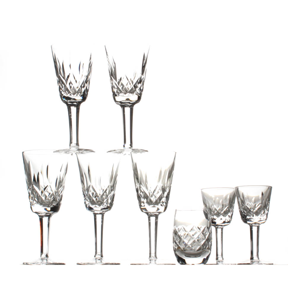 Waterford Crystal "Lismore" Stemware Assortment