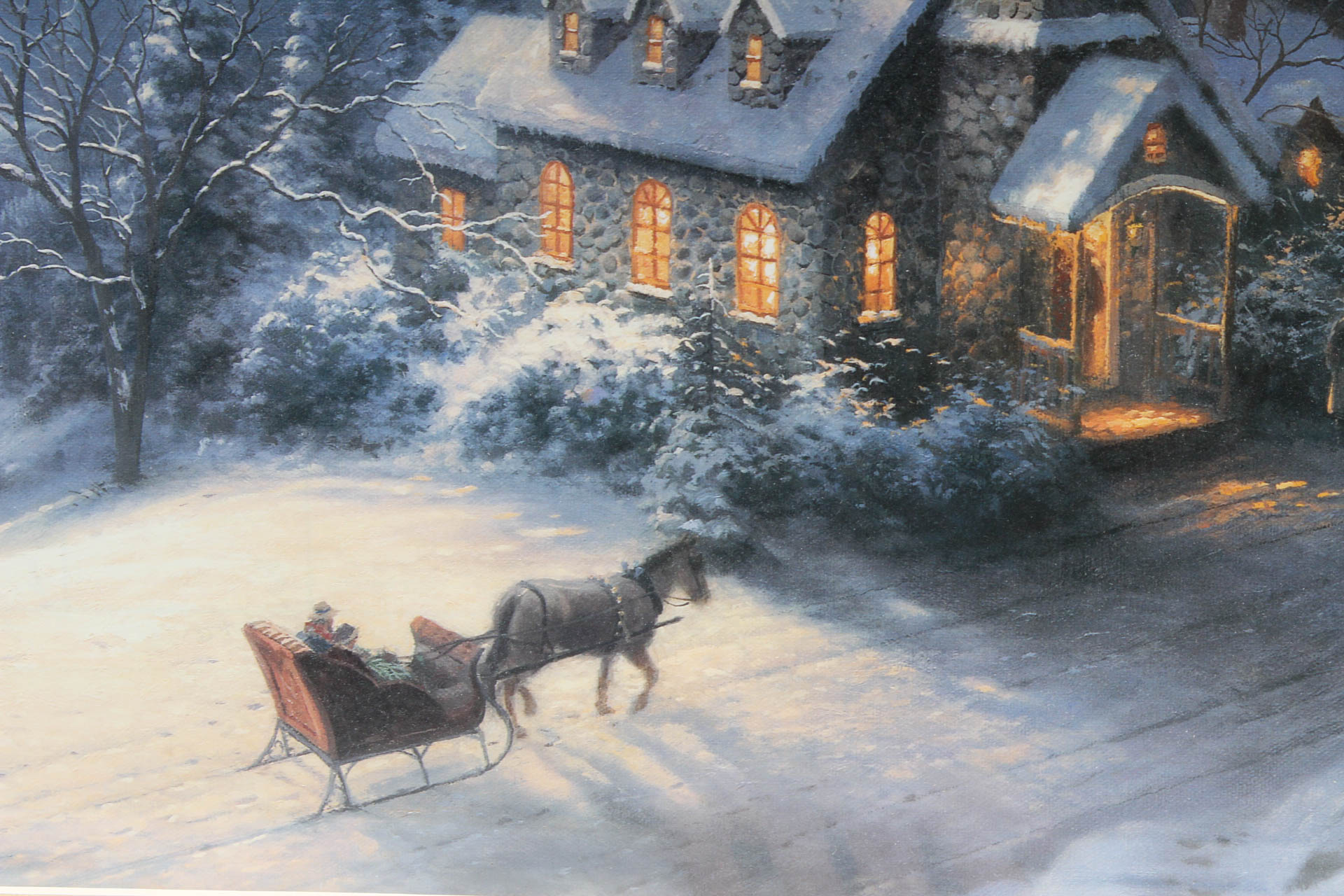 Thomas Kinkade Winter Prints