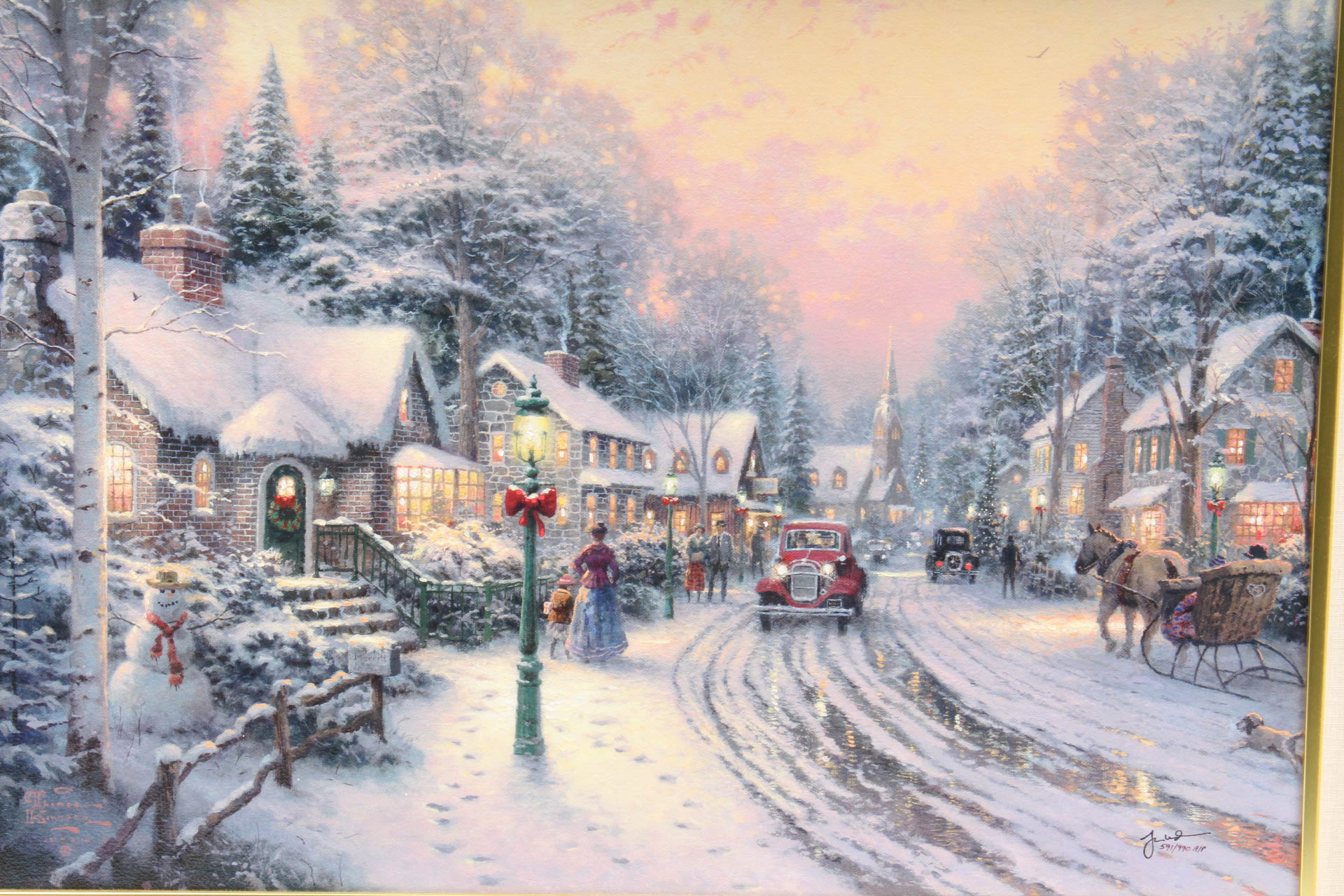 Thomas Kinkade Winter Prints