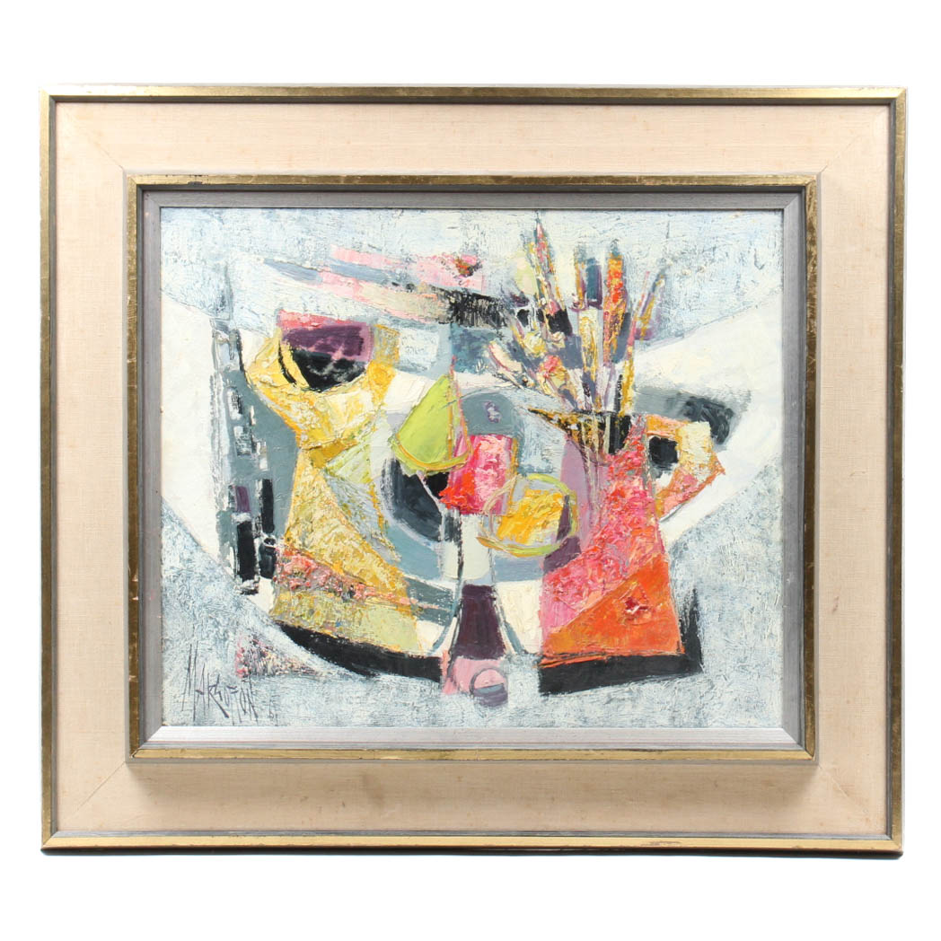 René Margotton Original Oil on Canvas