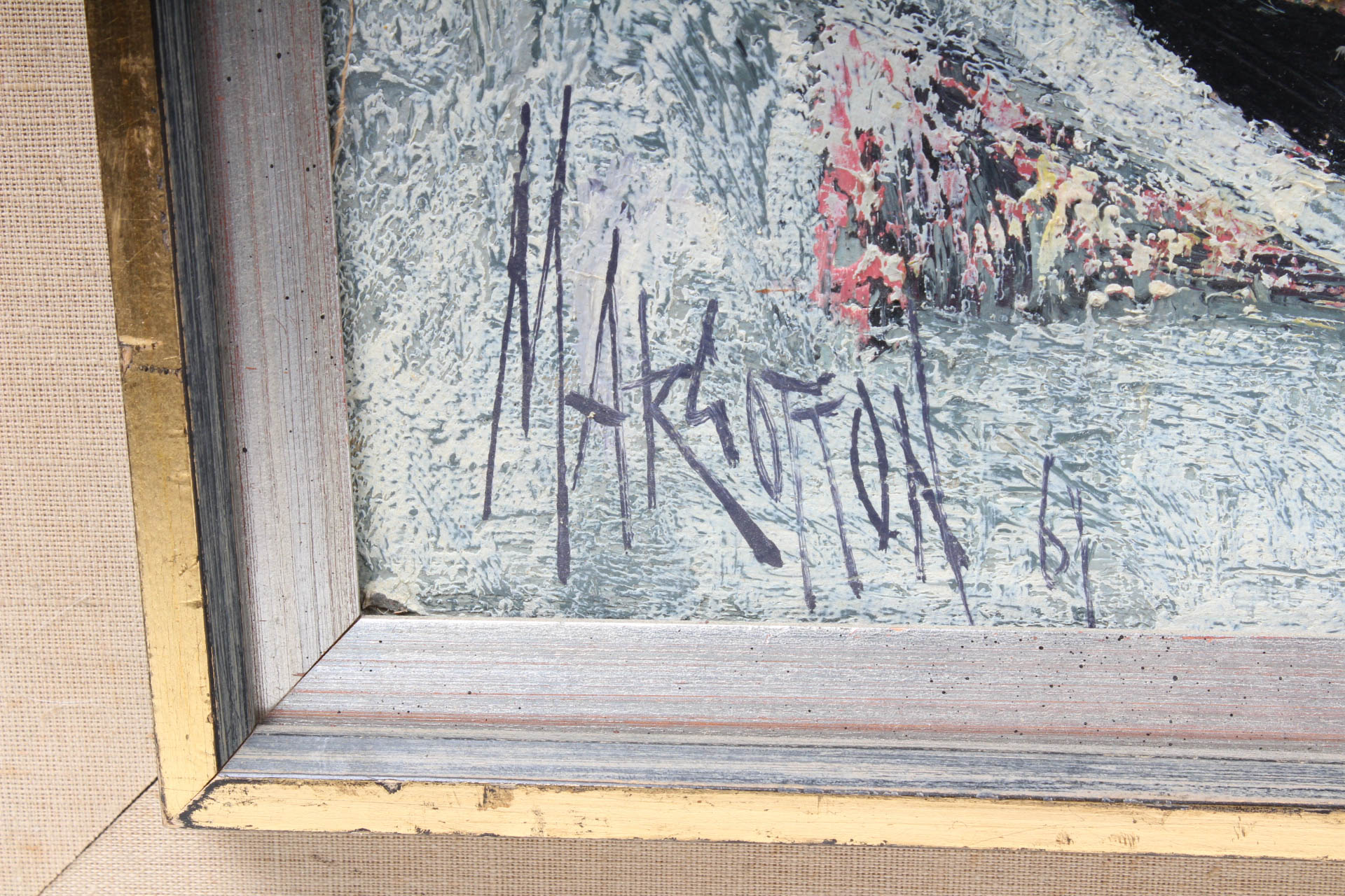 René Margotton Original Oil on Canvas