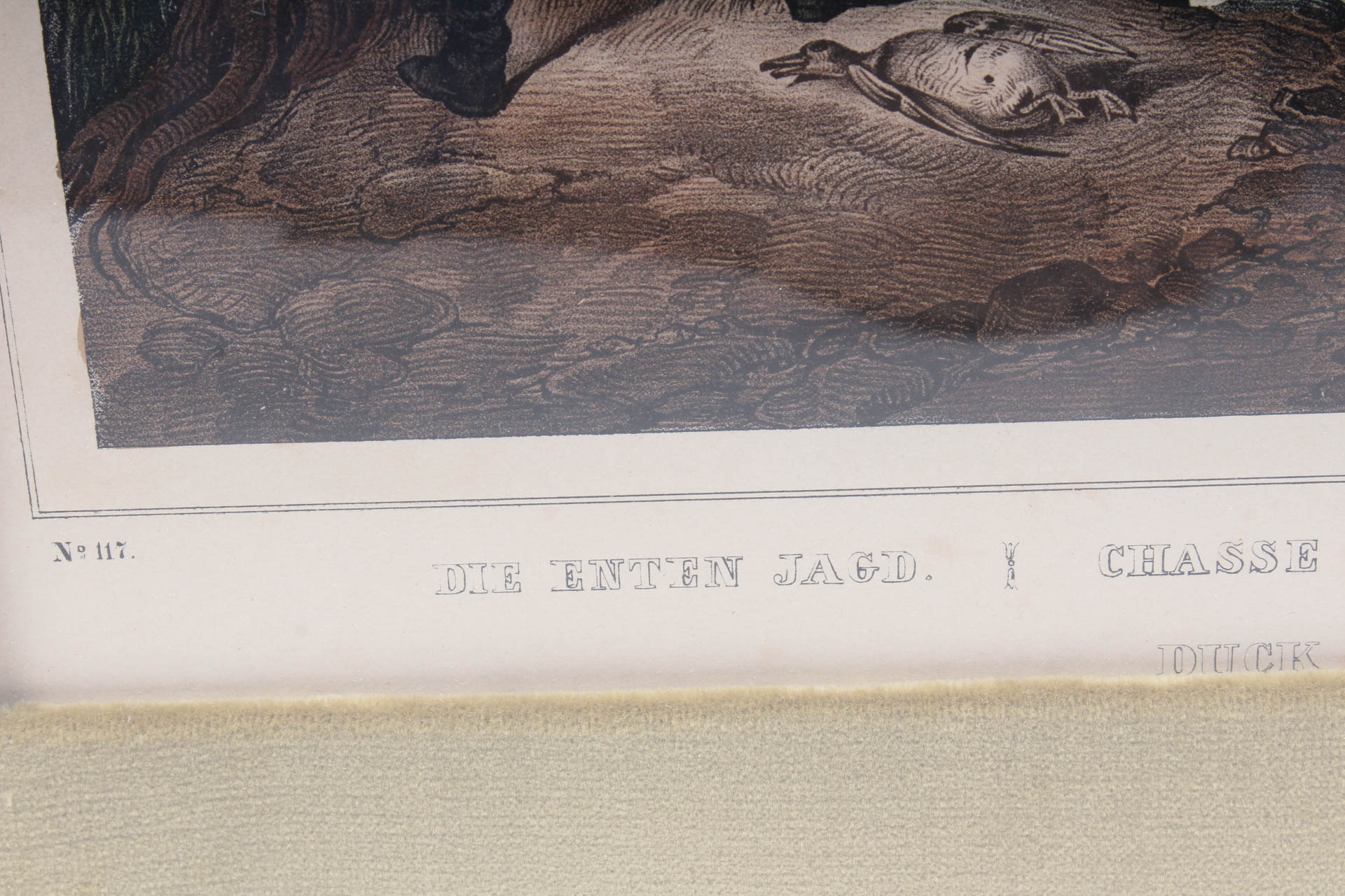 Antique Joseph Scholz Hunting Themed Lithographs