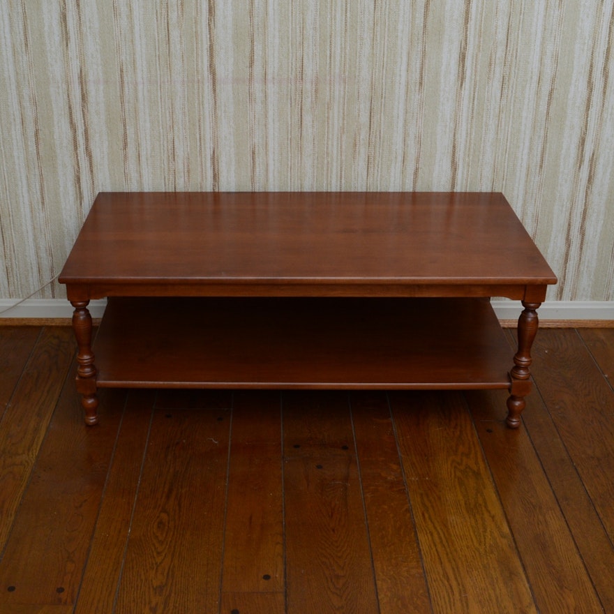 Coffee Table with Cherry Finish