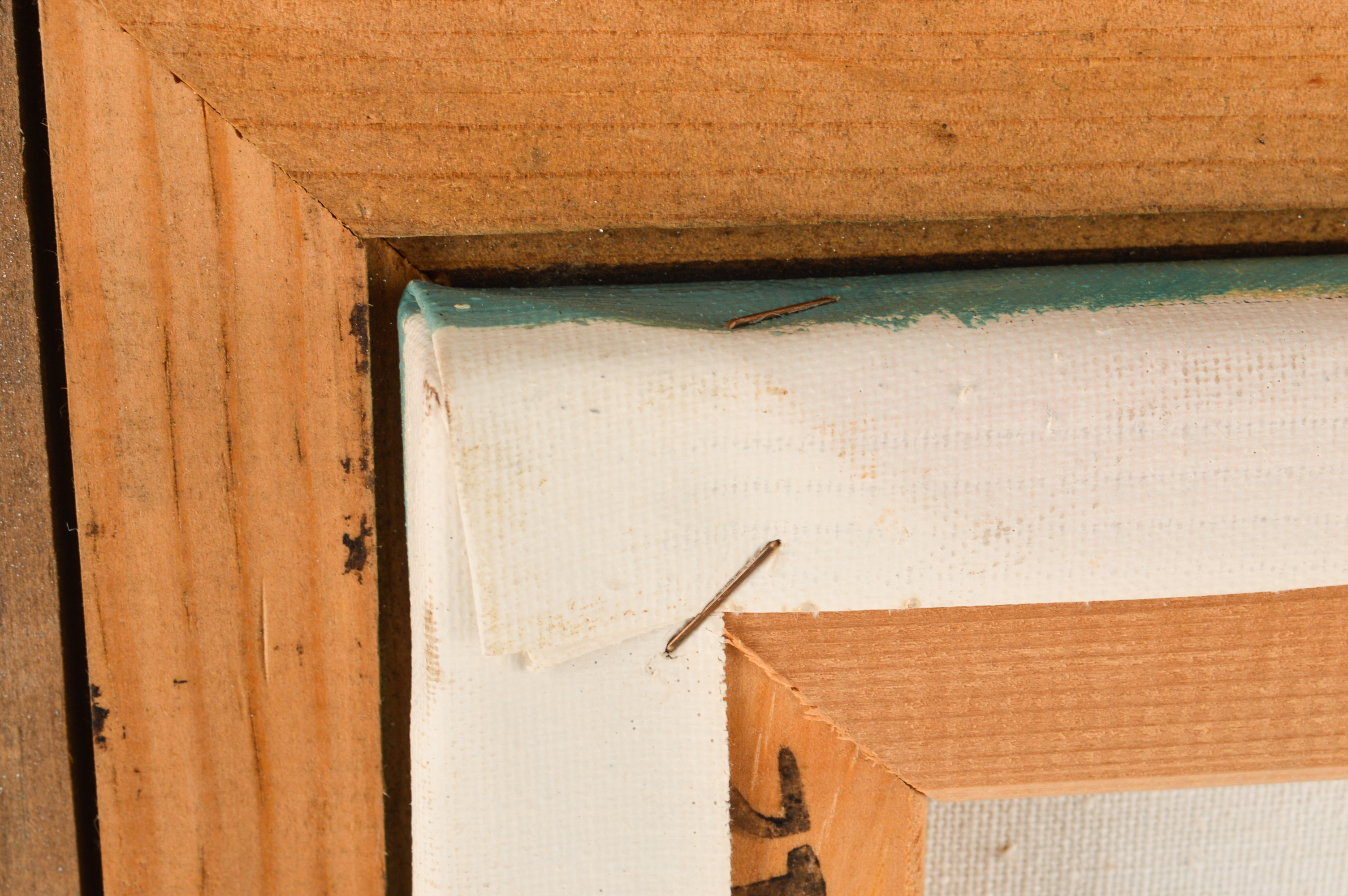 R. Thrower Original Oil on Canvas Seascape Painting