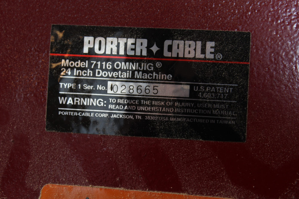 Porter-Cable Model 7116 "OmniJig"