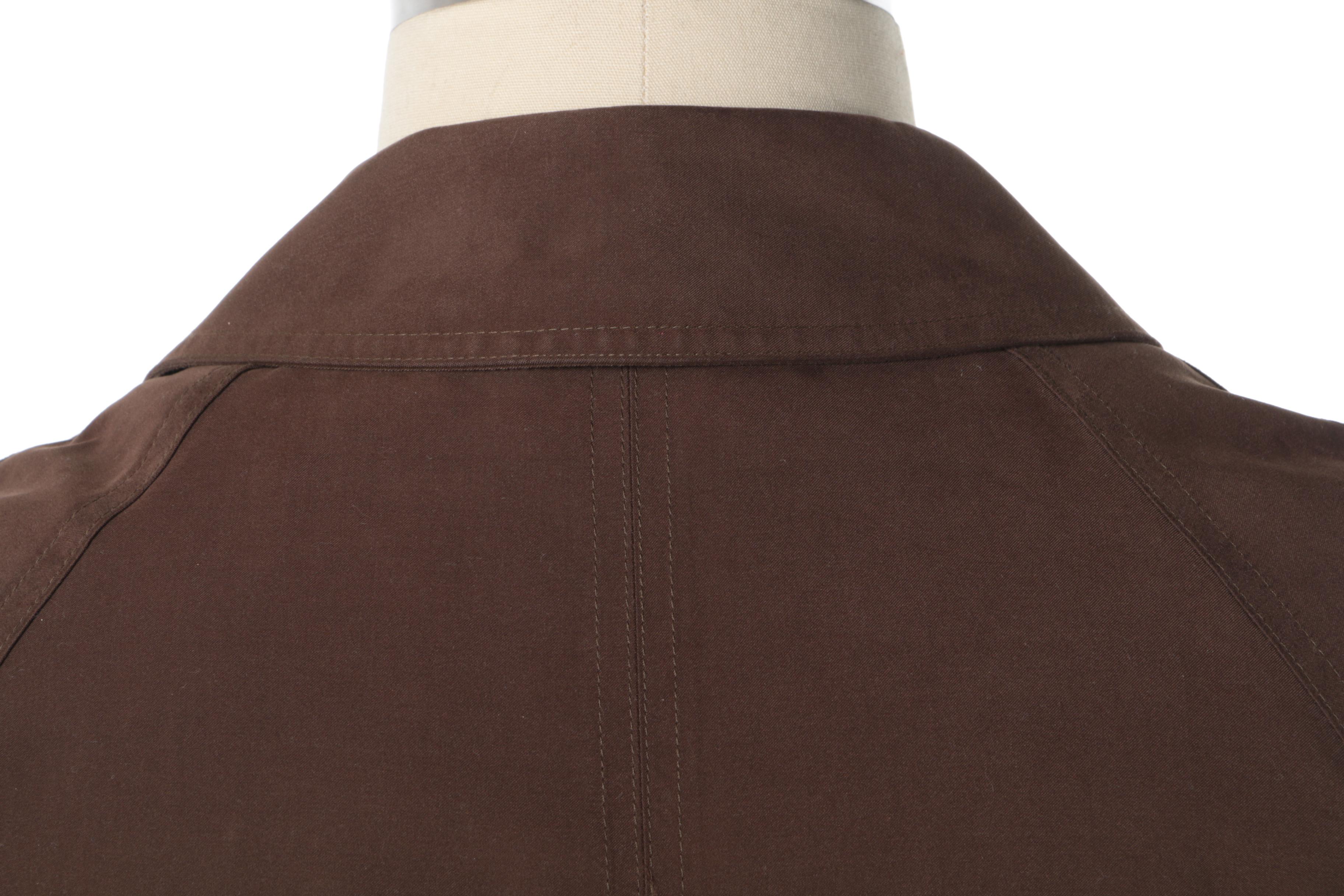 Men's Chaps Ralph Lauren Brown Overcoat