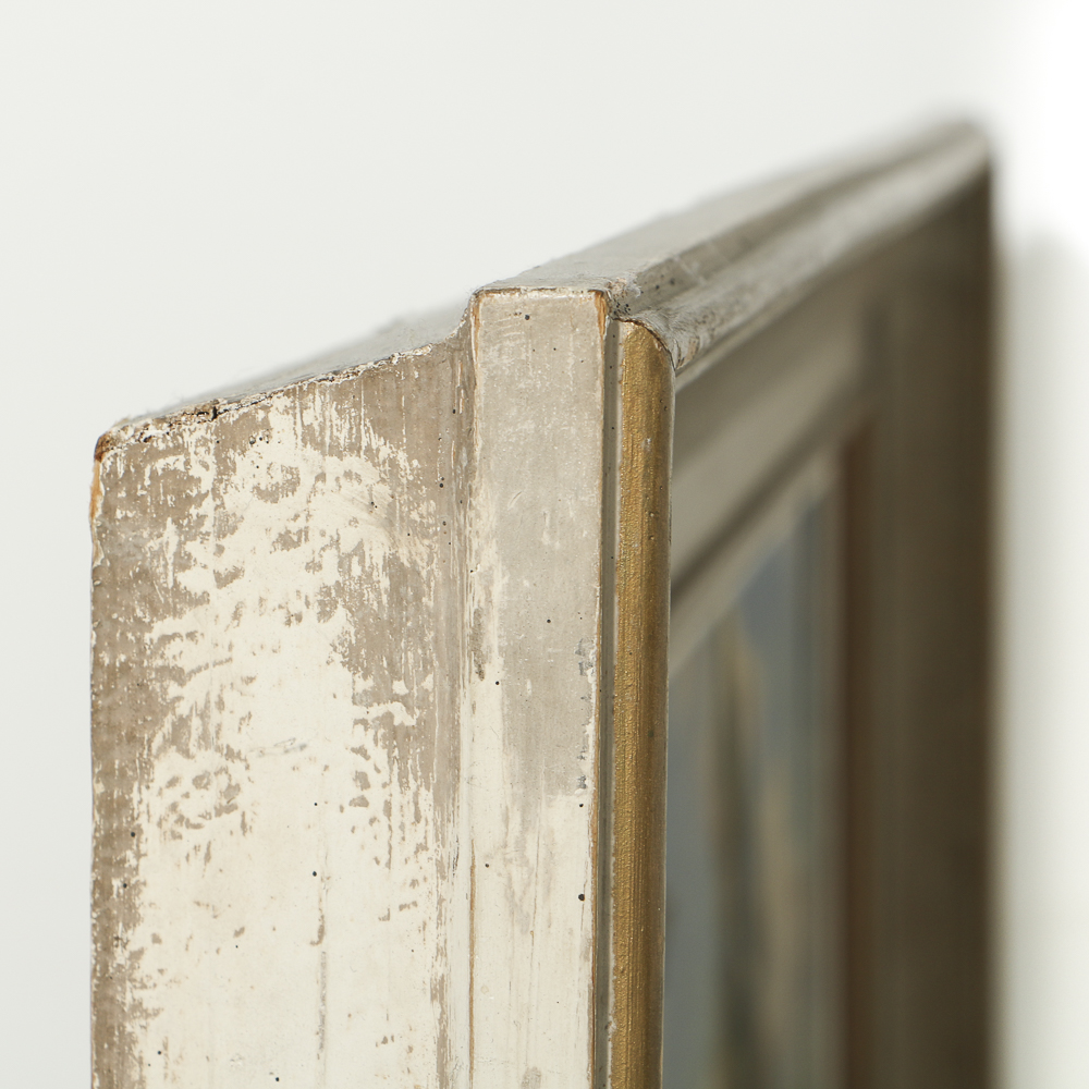 Rene Toussaint Oil Painting on Board of European School Scene