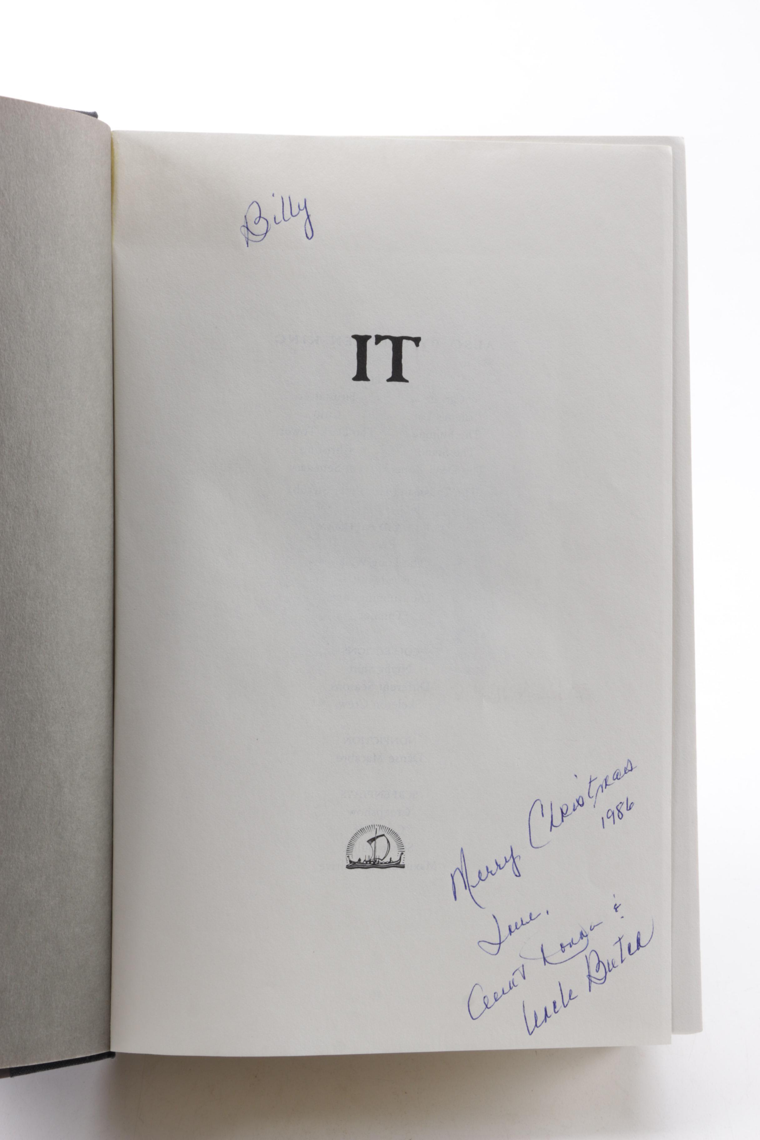 1986 "IT" Novel by Stephen King and "The Stephen King Companion"