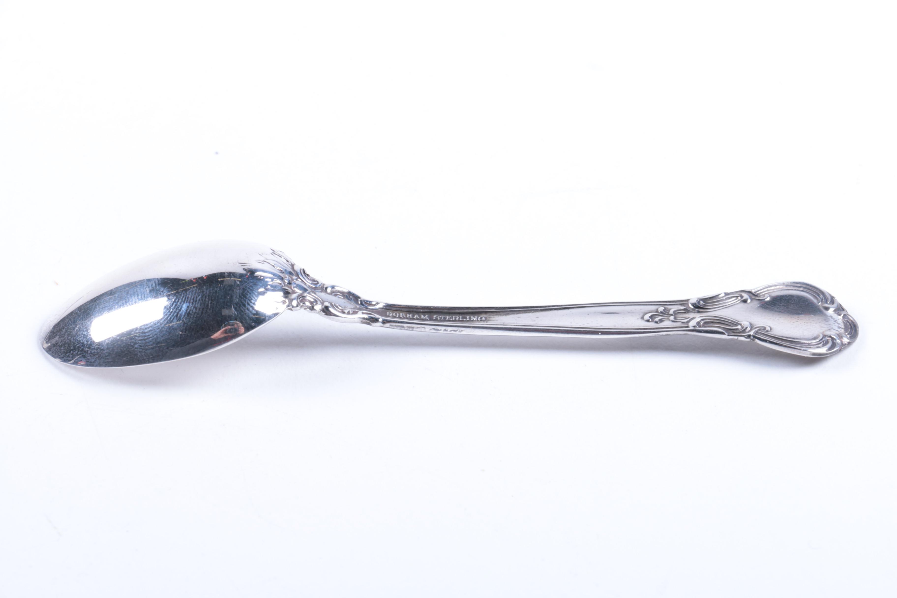 Gorham "Chantilly" Sterling Silver Demitasse Spoons