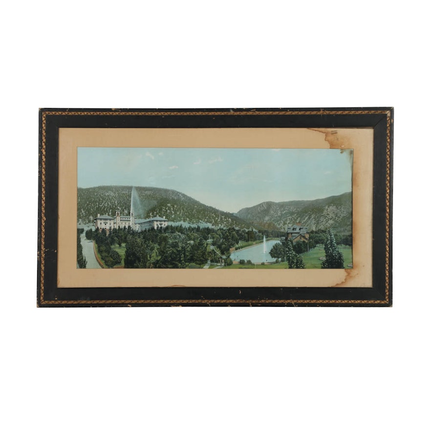 Reproduction Print on Paper "Glenwood Hot Springs, Colorado"