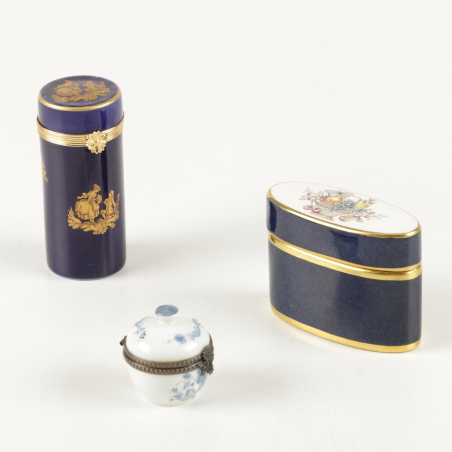 Trinket Boxes Featuring Limoges