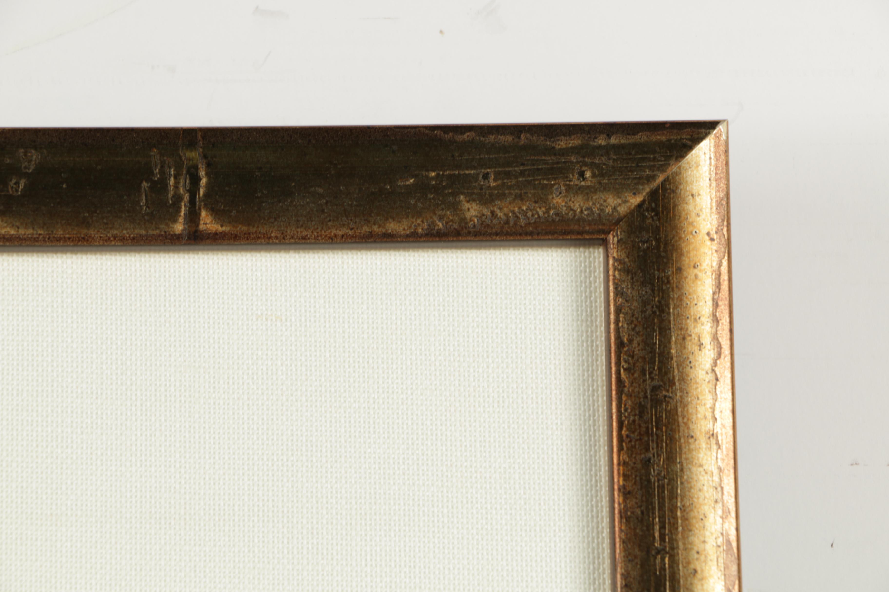 M.B. Rich Pastel Drawing on Paper of Brownstone Row Houses