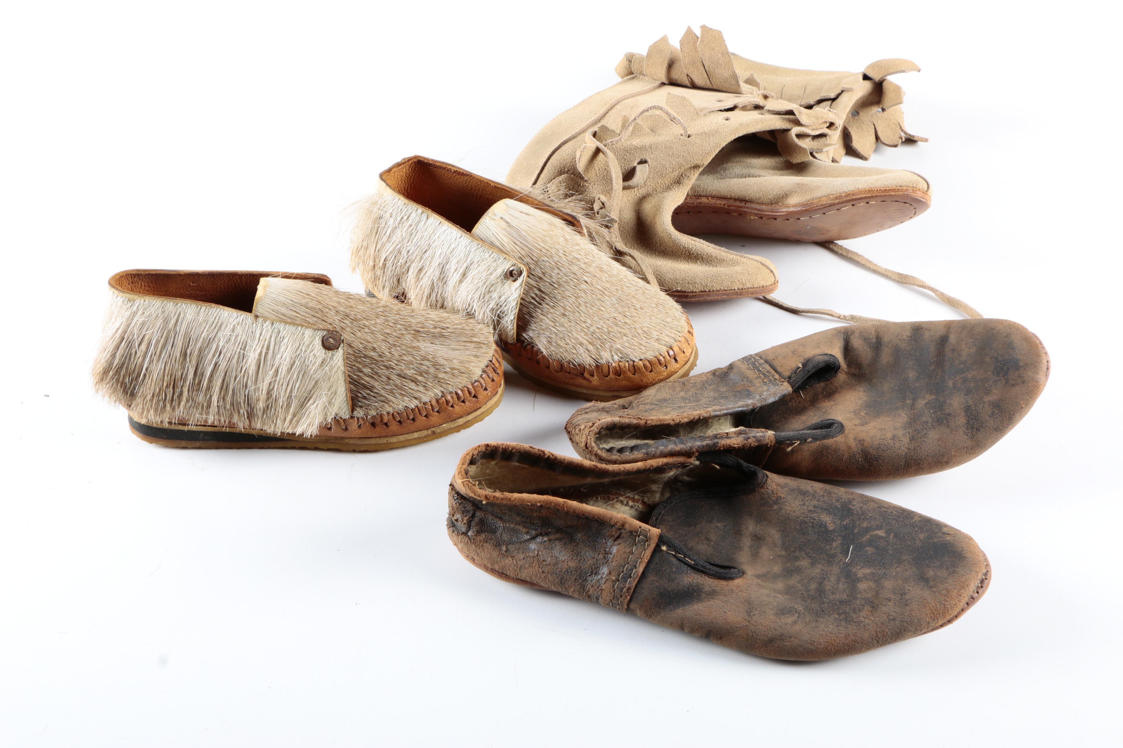 Children's Vintage Footwear Including Hoy Shoe