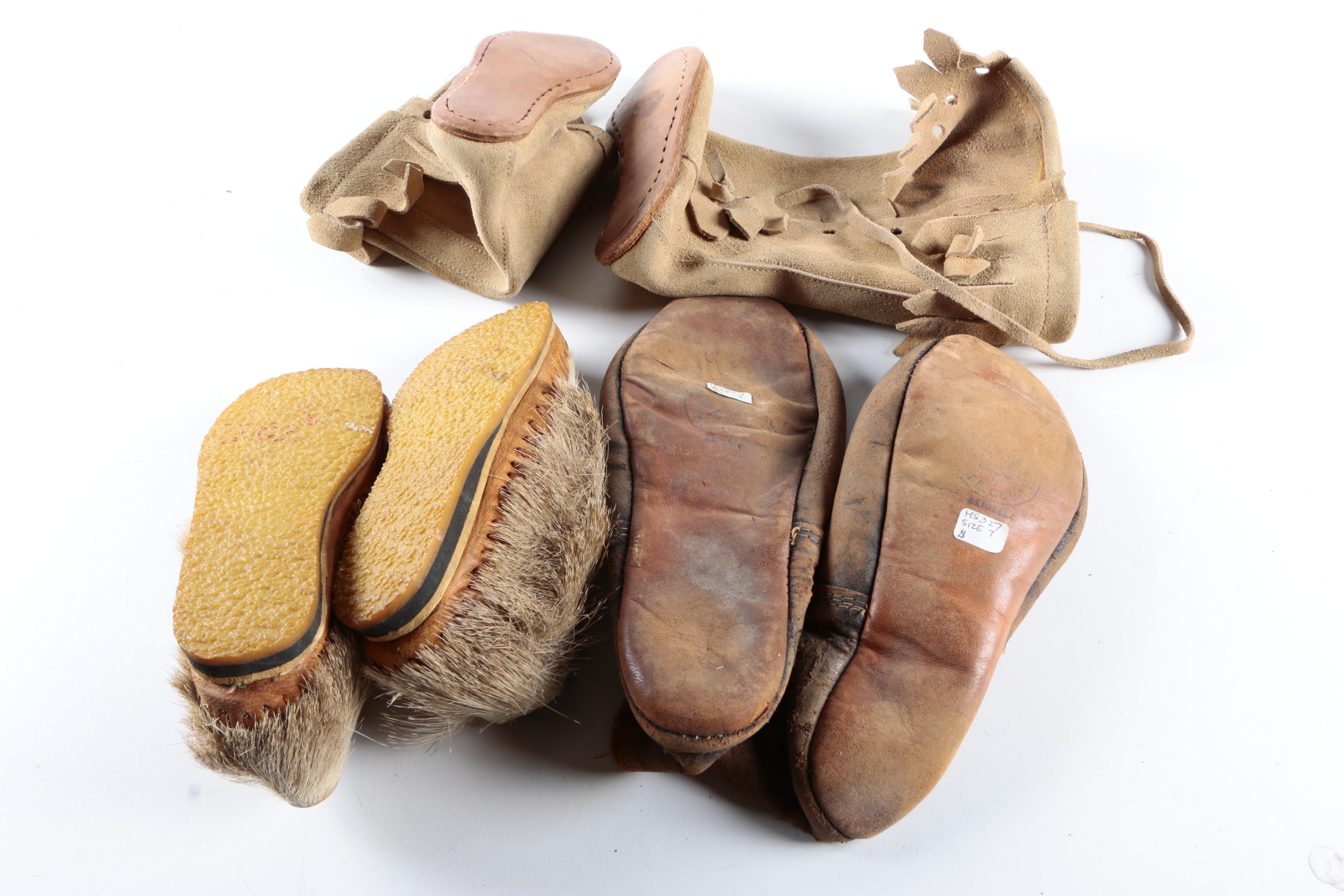 Children's Vintage Footwear Including Hoy Shoe