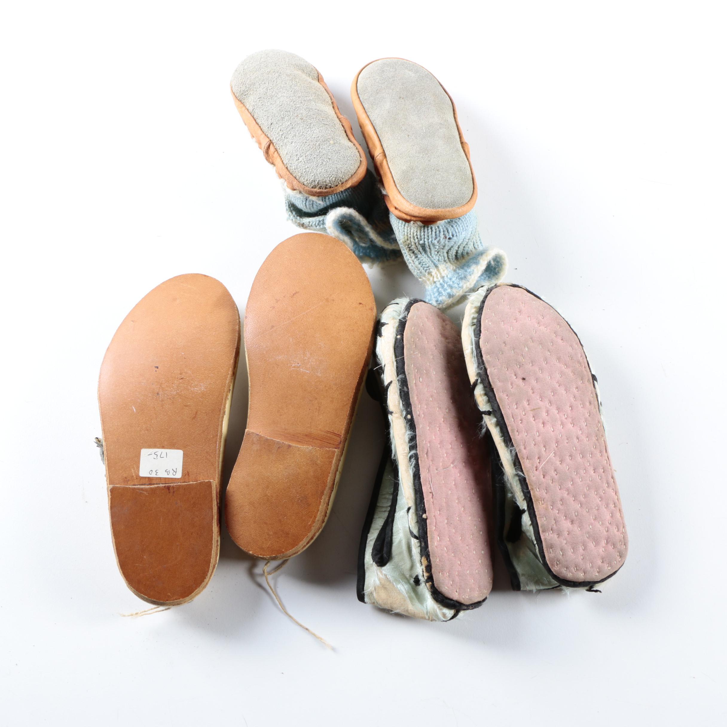 Children's Vintage Footwear Including Hoy Shoe