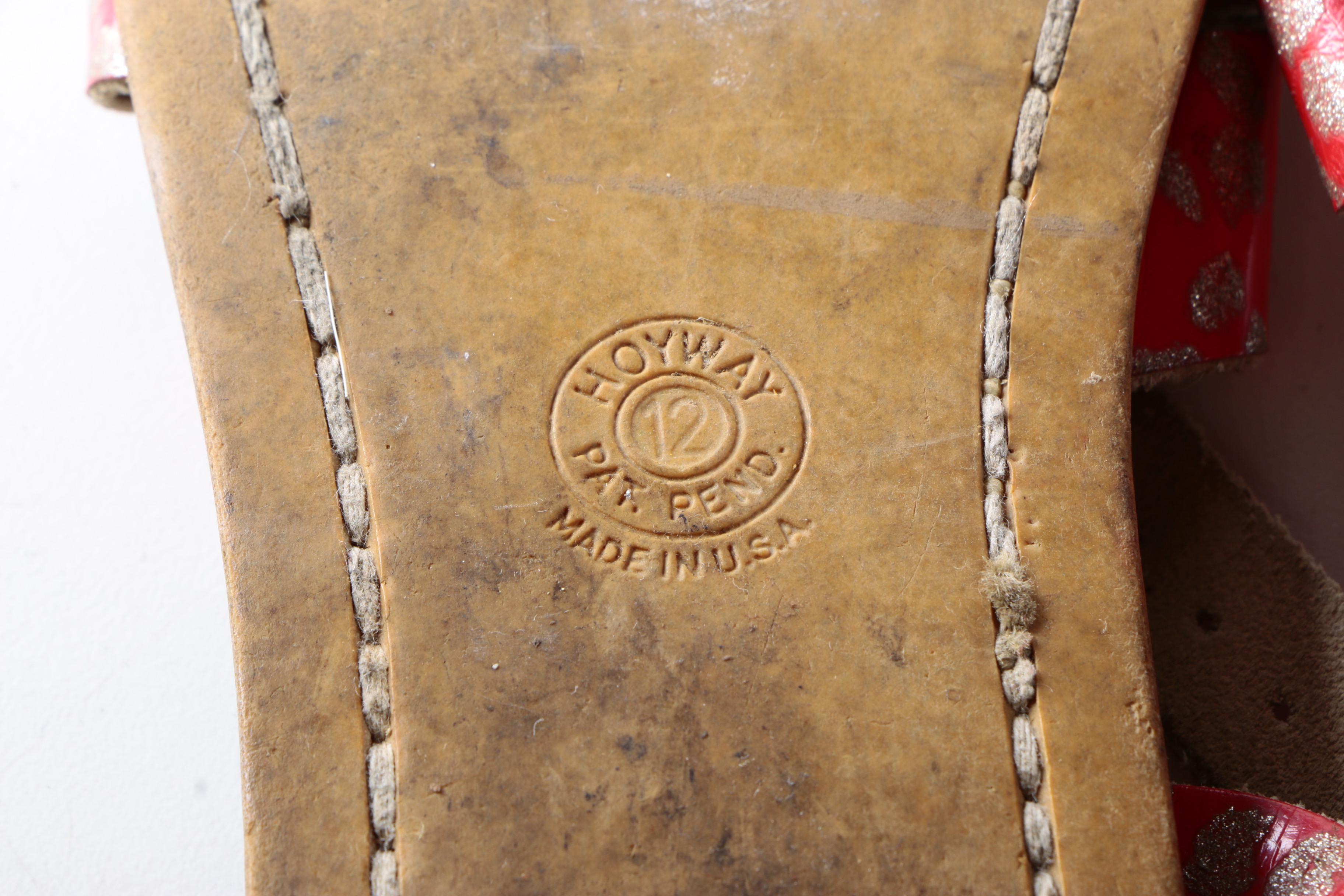 Children's Vintage Footwear Including Hoy Shoe