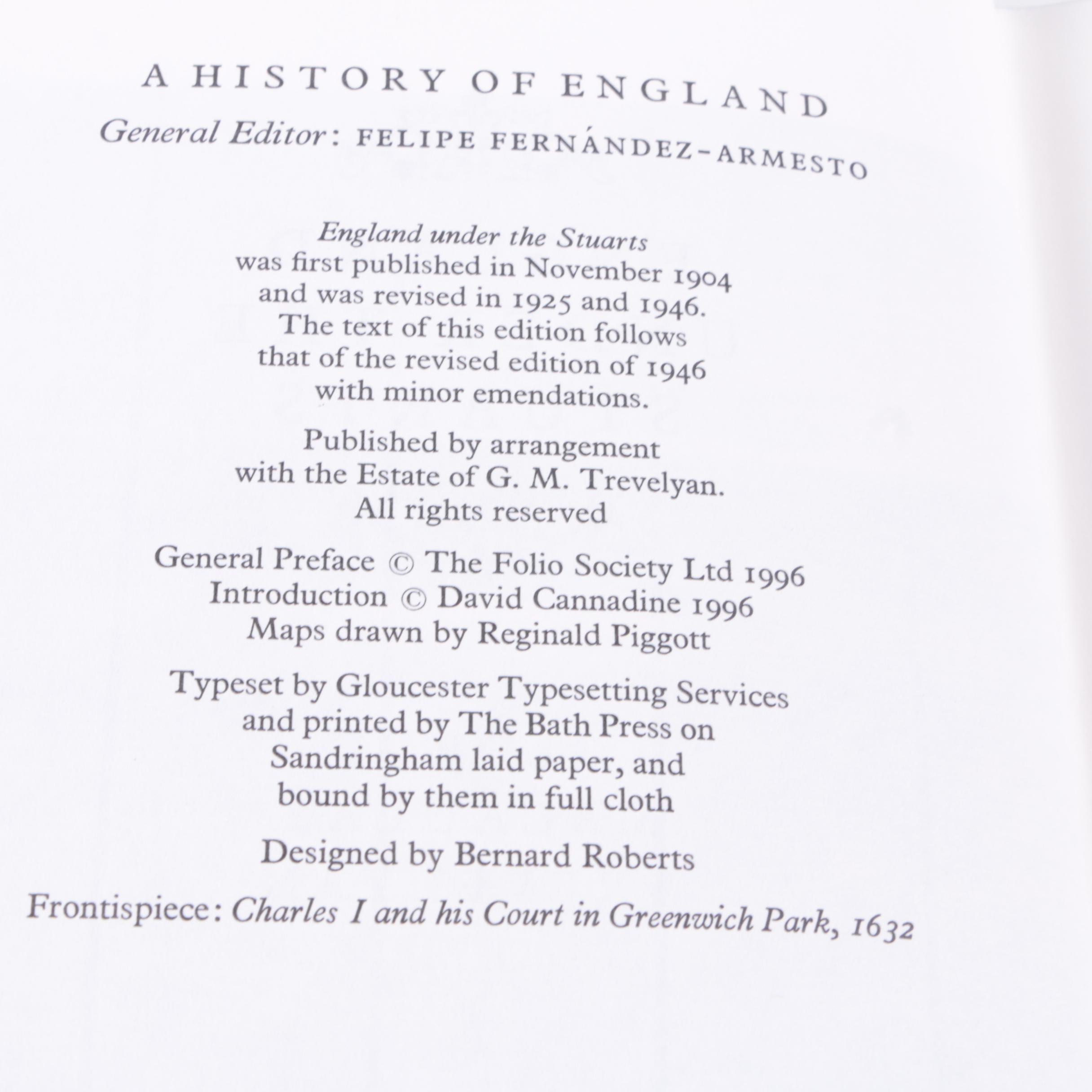 Folio Society "A History of England" Volumes