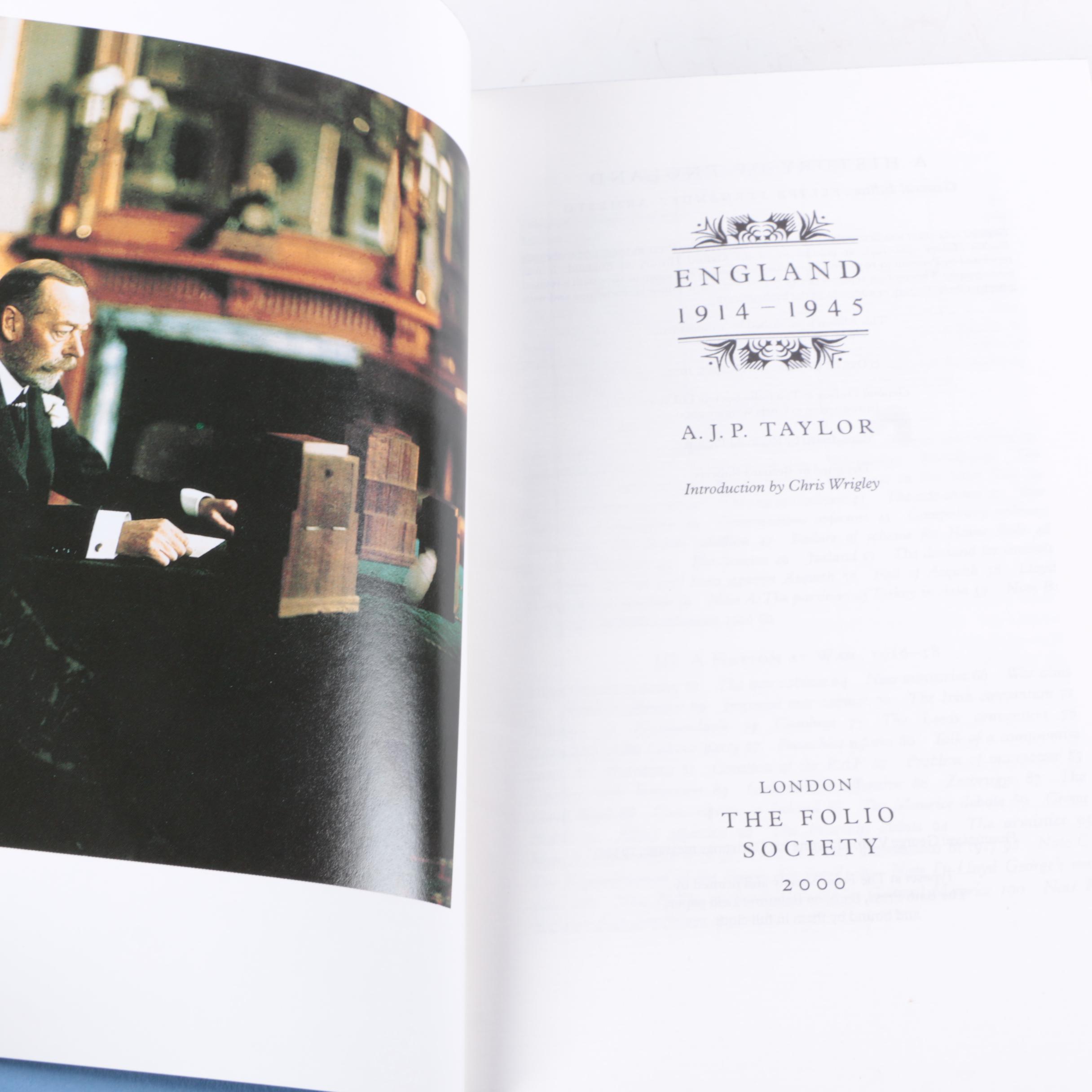 Folio Society "A History of England" Volumes