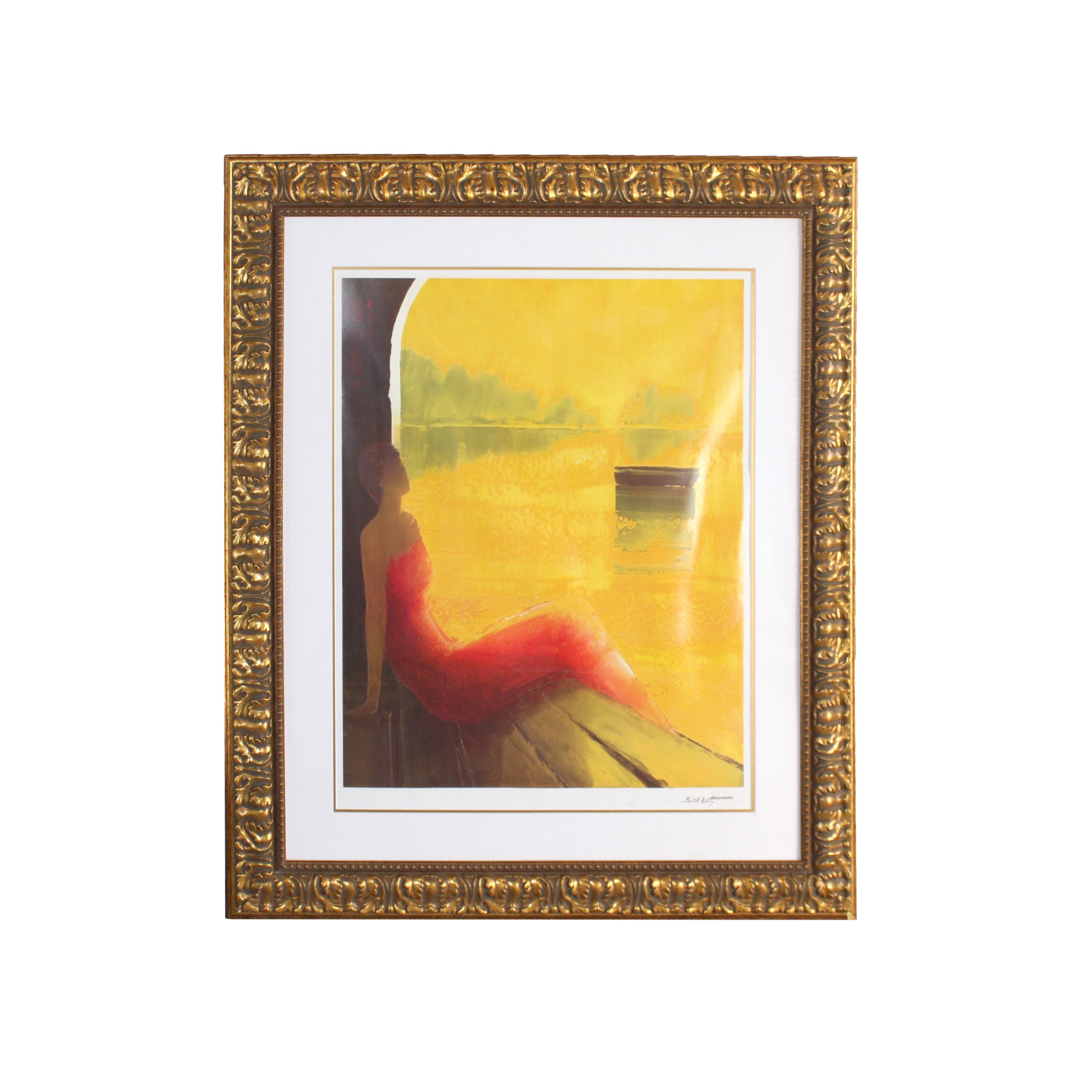 Seriolithograph on Paper After Emile Bellet's "D'or et de Rêve"