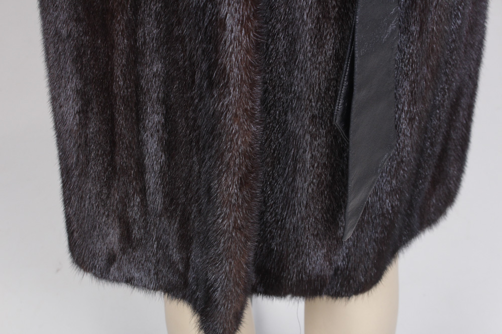 Vintage Mahogany Mink Coat