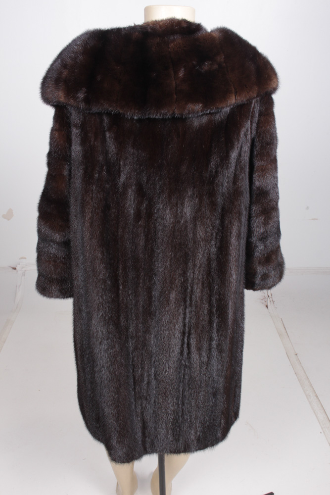 Vintage Mahogany Mink Coat