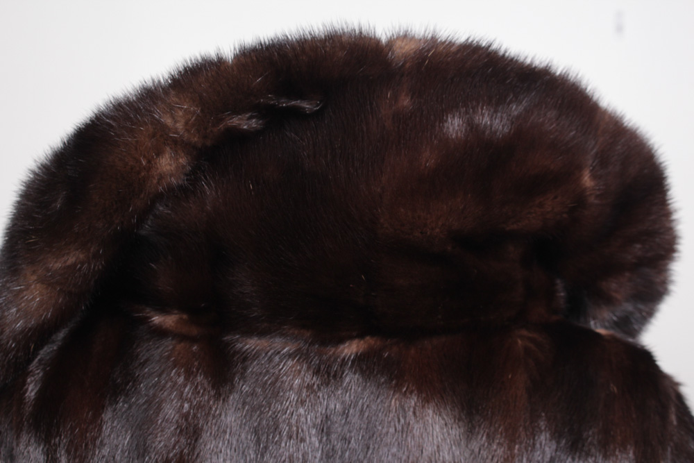 Vintage Mahogany Mink Coat