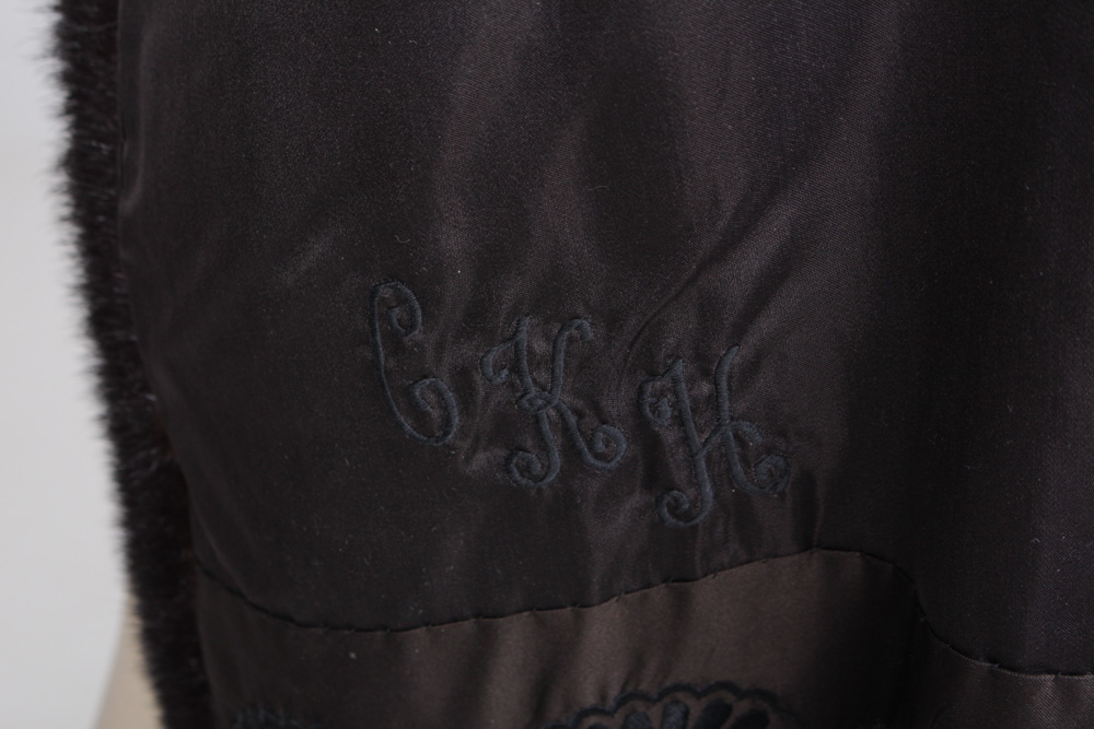 Vintage Mahogany Mink Coat