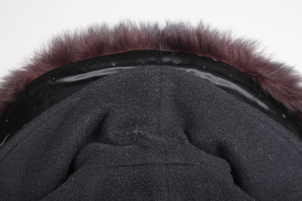 Vintage Saks Fifth Avenue Cashmere Coat with Fox Fur Collar