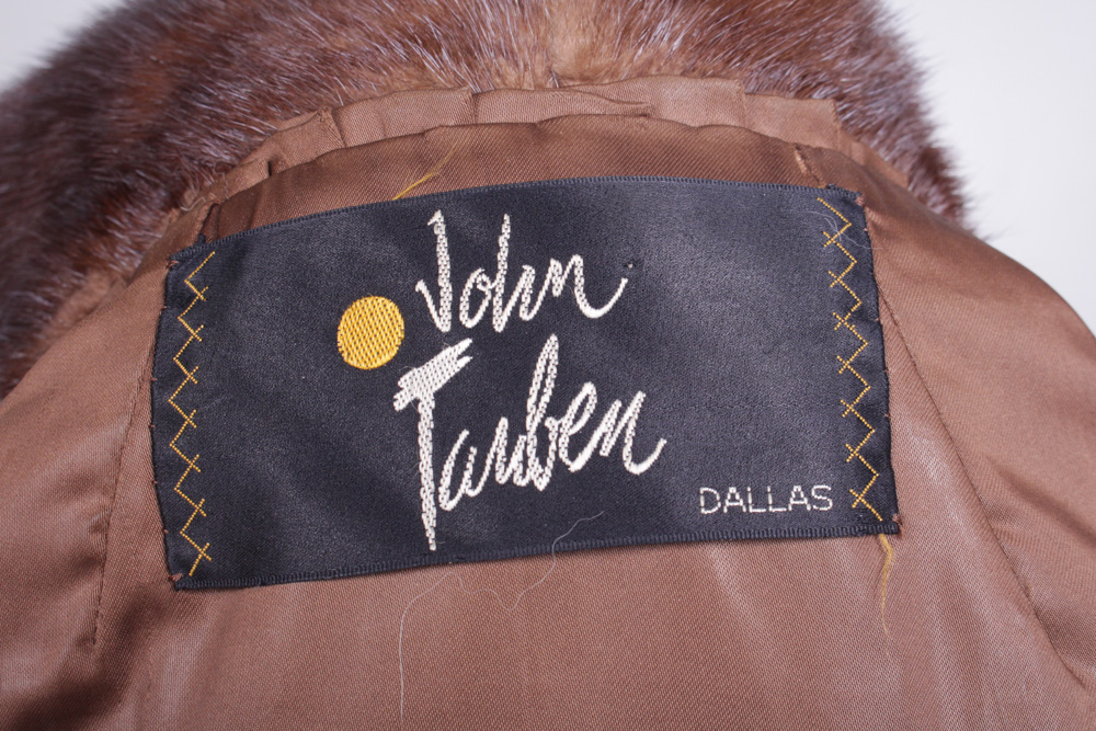 Vintage John Tauben Mink Fur Coat
