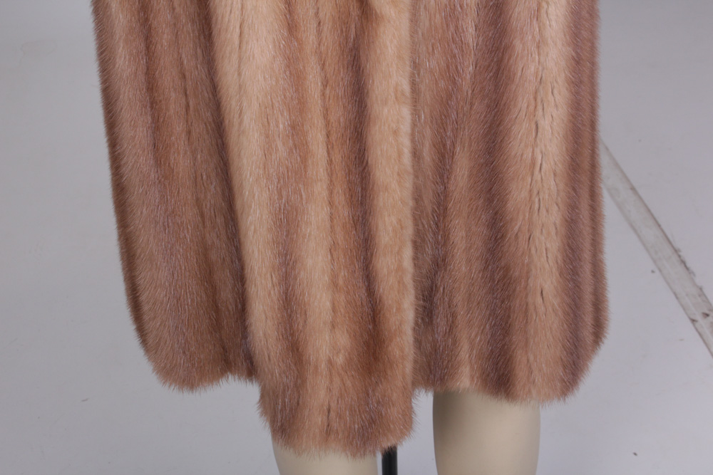 Vintage Pastel Mink Fur Coat