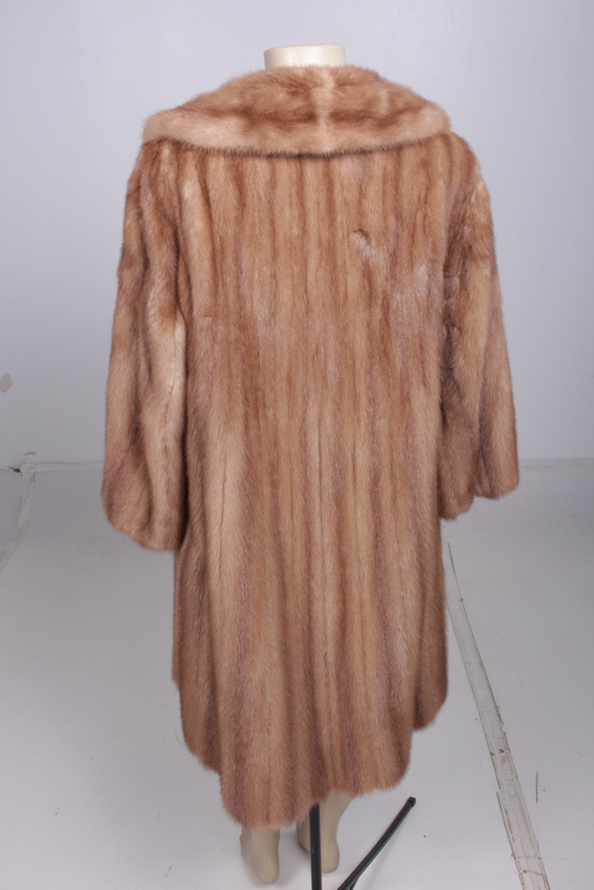 Vintage Pastel Mink Fur Coat