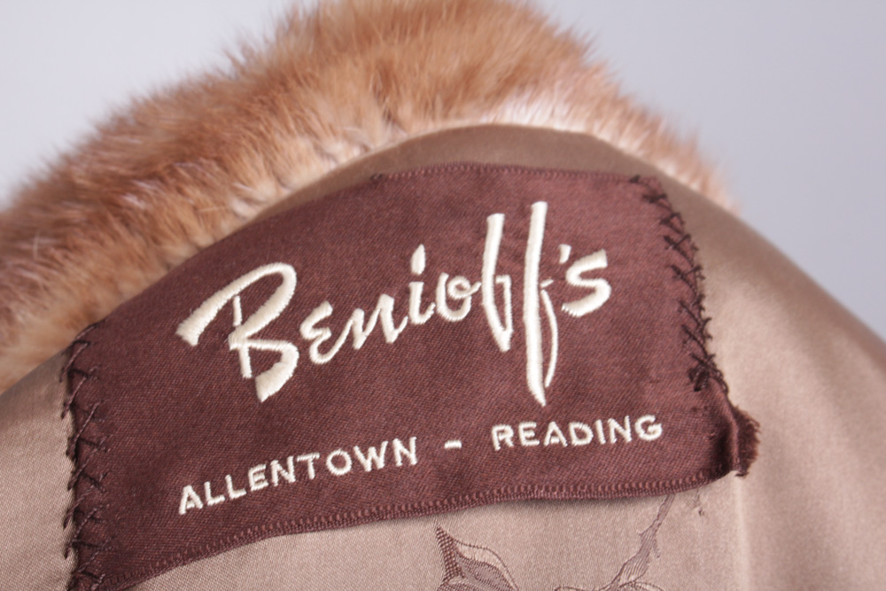 Vintage Pastel Mink Fur Coat