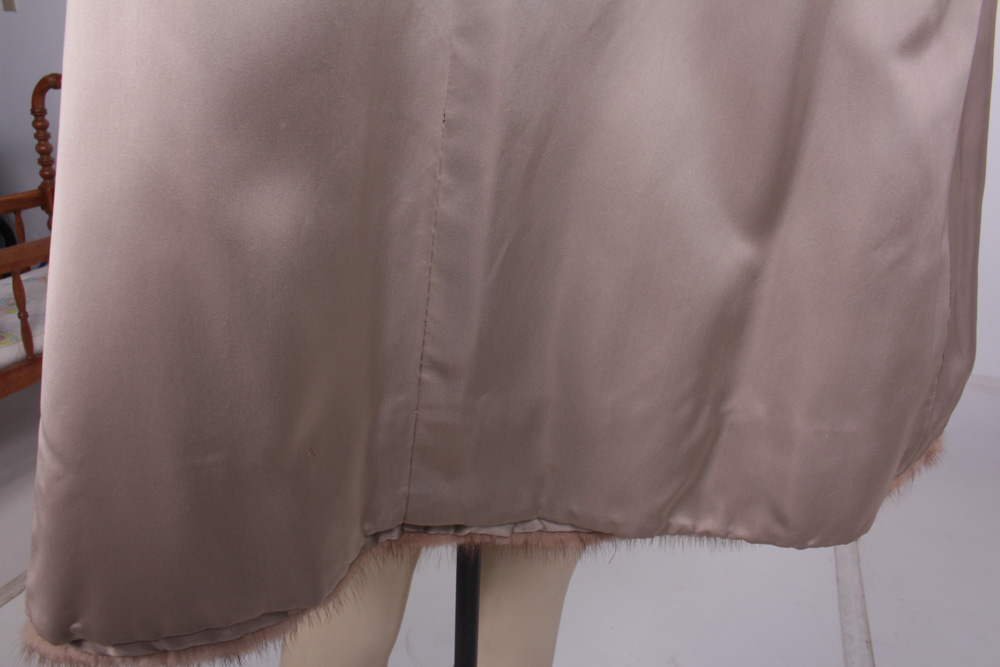 Vintage Pastel Mink Fur Stroller Coat