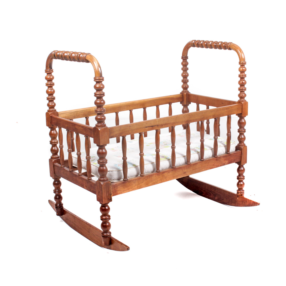 Vintage Jenny Lind Style Cradle