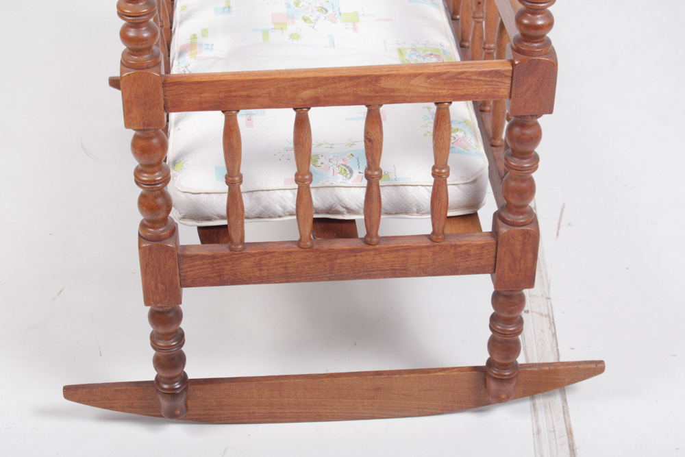 Vintage Jenny Lind Style Cradle