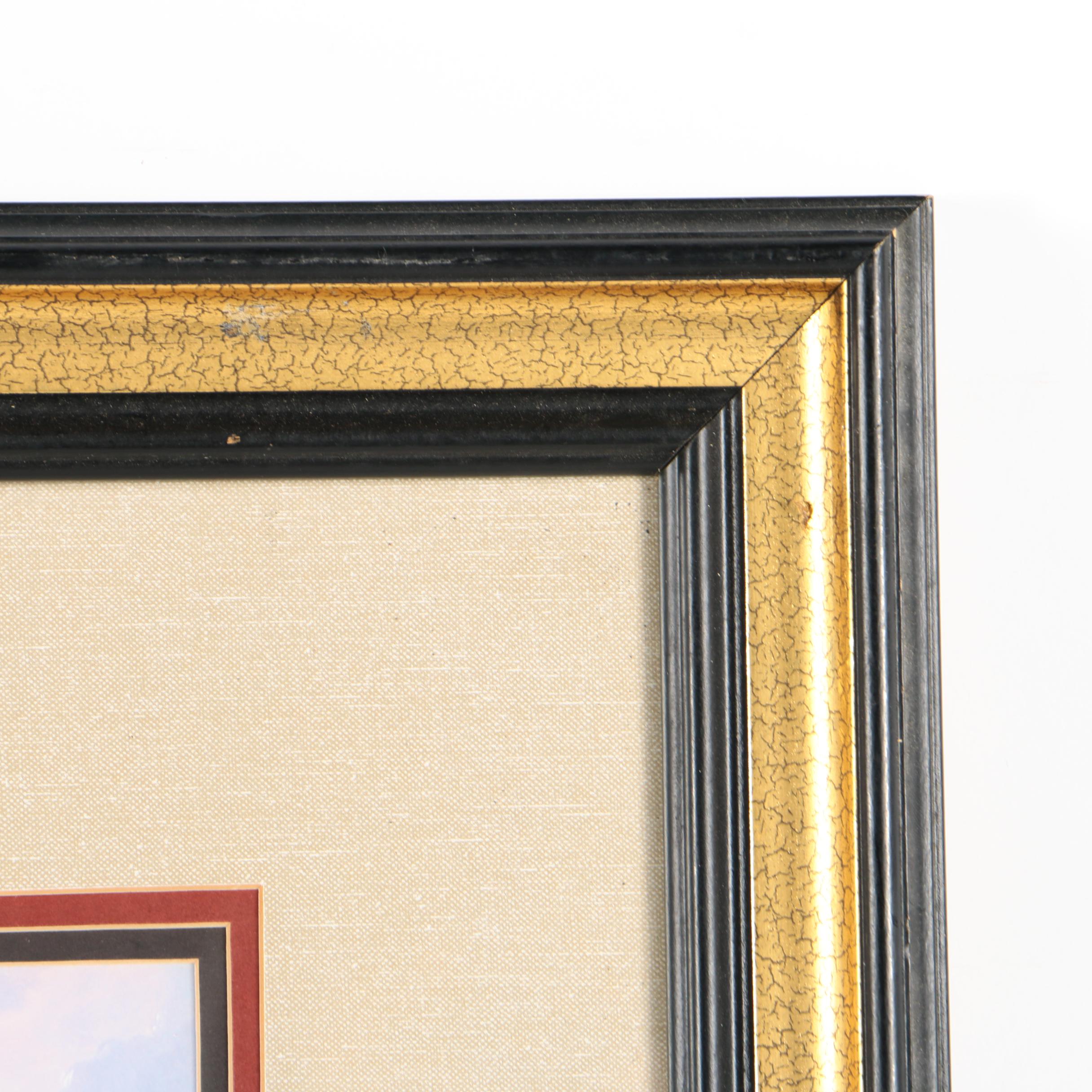 Reproduction Print on Paper After J. F. Herring of a Fox Hunt